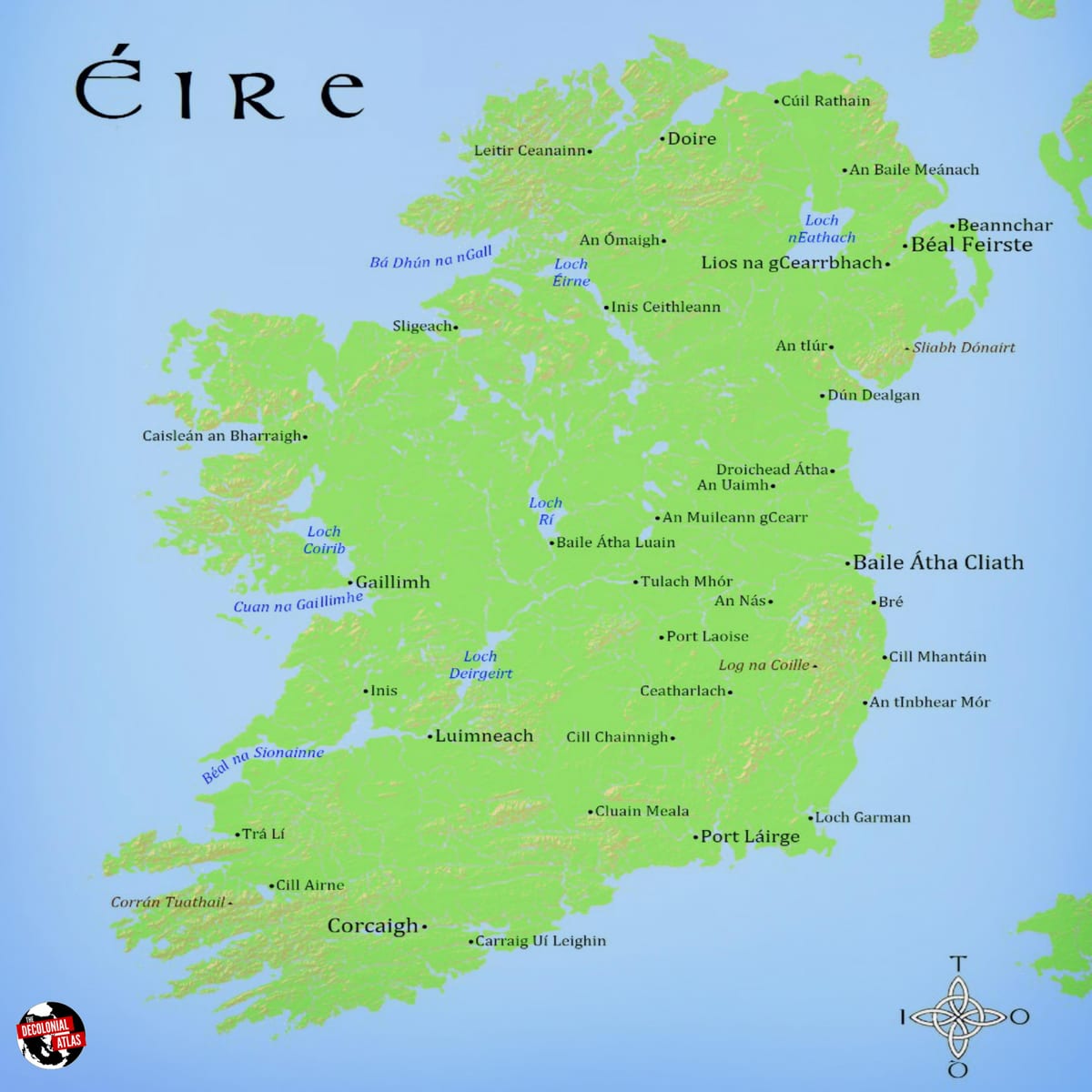 mappa di eire