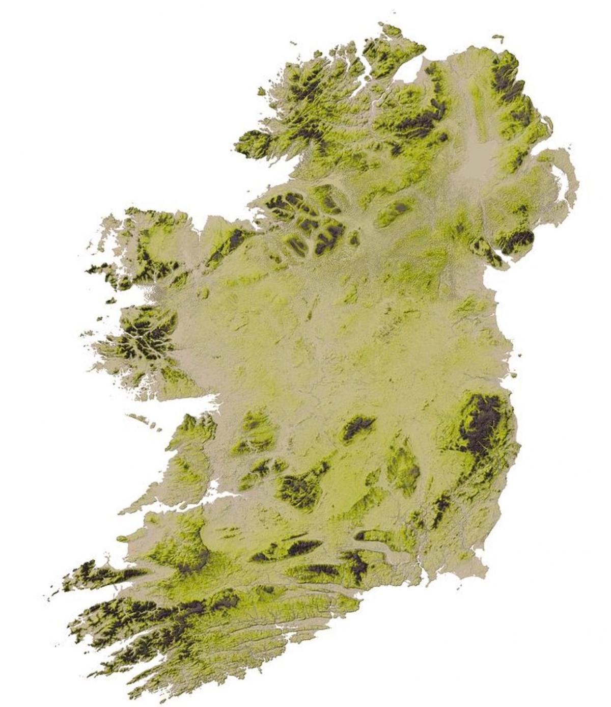 mappa geografica dell'irlanda