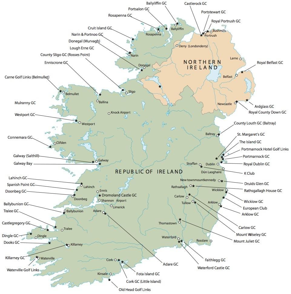 migliori mappa di irlanda