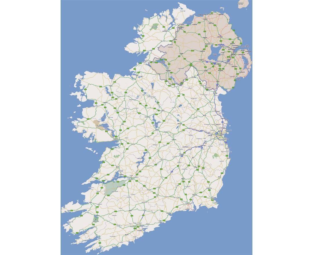 migliori mappa stradale di irlanda