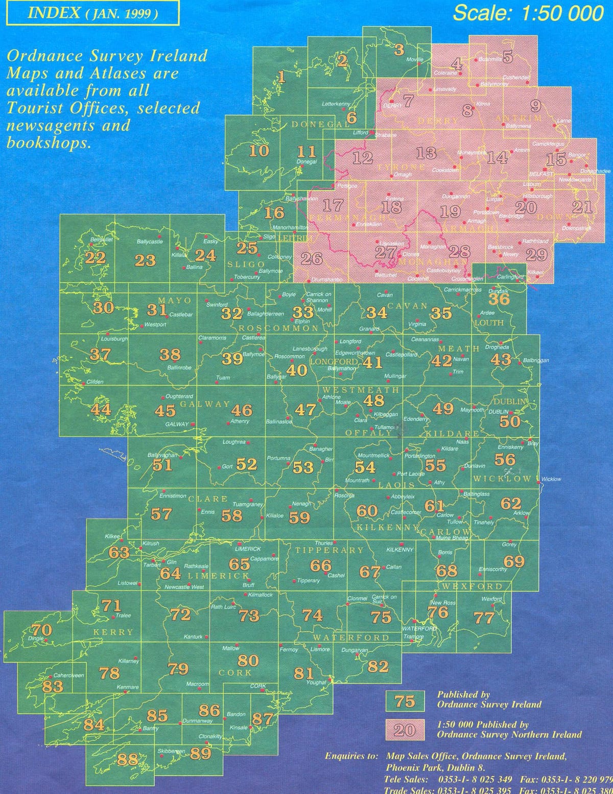 osi irlanda visualizzatore di mappe