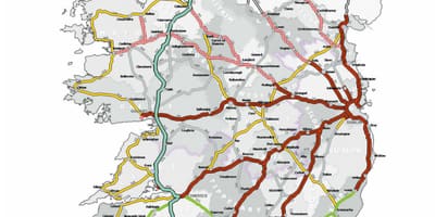 Aa route planner irlanda mappa