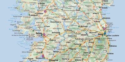 Mappa di blackrock in irlanda