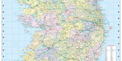 Mappa di distanza mappa irlanda