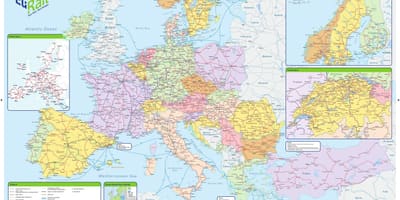 Mappa di eurail irlanda