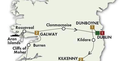 Mappa 0f irlanda