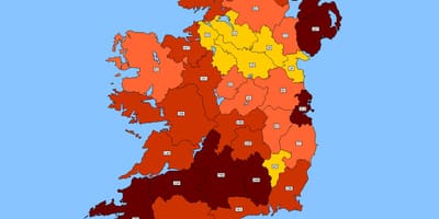 Mappa di irlanda cap