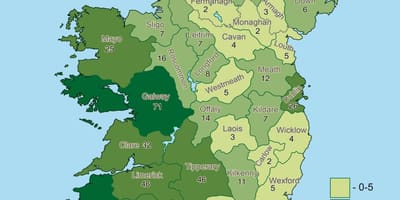 Mappa di irlanda geografia 