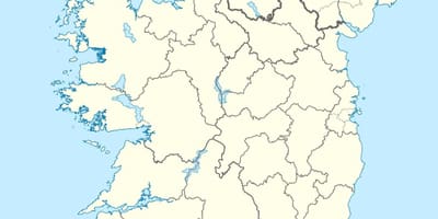 Mappa di isole dell'irlanda