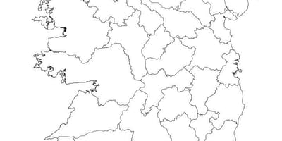 Irlanda struttura della mappa