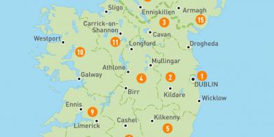 Irlanda nella mappa