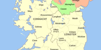 Mappa di irlanda punti di riferimento