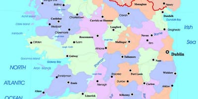 Mappa di irlanda