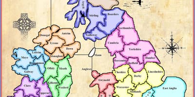 Mappa di mappa di irlanda gioco