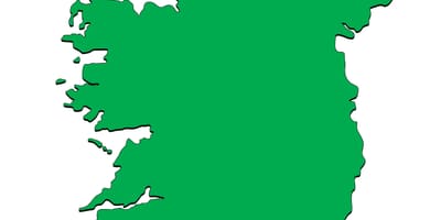 Mappa di irlanda modello
