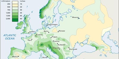 Le precipitazioni mappa irlanda