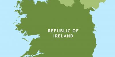 Mappa stradale di la repubblica d'irlanda